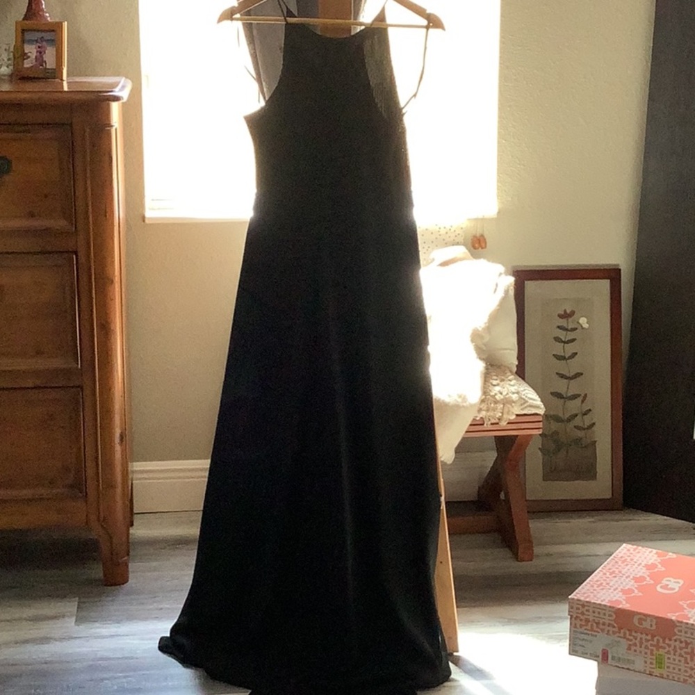 Cachet Black Sequin Maxi Dress - Picture 4 of 12